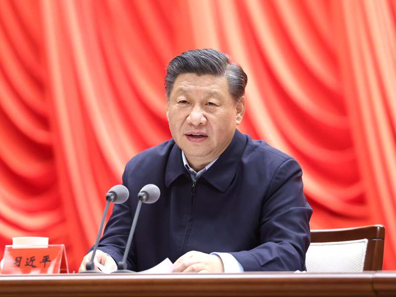 　　3月1日，2021年春季學期中央黨校（國家行政學院）中青年干部培訓班在中央黨校開班。中共中央總書記、國家主席、中央軍委主席習近平在開班式上發(fā)表重要講話。新華社記者 王曄 攝